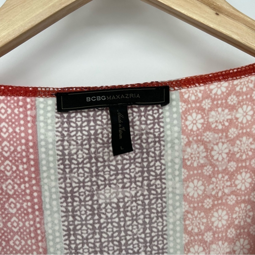 Bcbg Maxazria Ruffle Floral Patchwork Romper - image 4